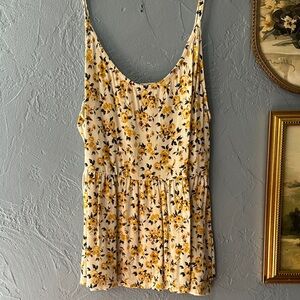 American Eagle Outfitters Floral Tank Top